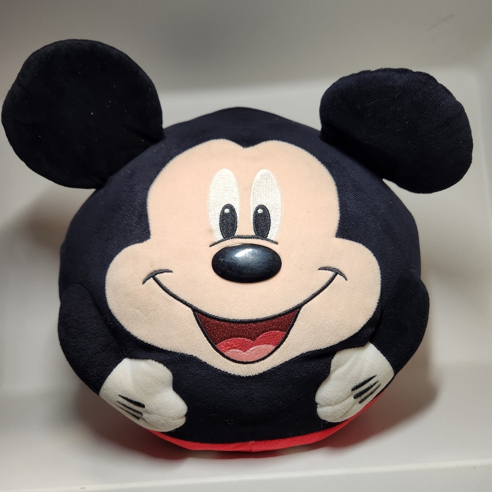 Ty Disney Beanie Babies Ballz 13" Mickey Mouse Ball Large Plush 2013 RETIRED